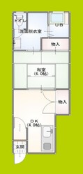 橘貸家　C棟の物件間取画像